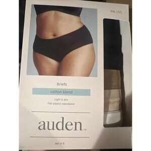 auden 6 pack Cotton Blend Briefs XXL